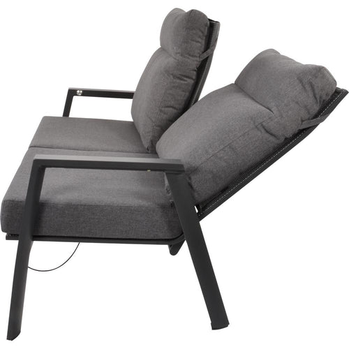 Lesli Living loveseat Ohio - grijs - 152x81x98cm