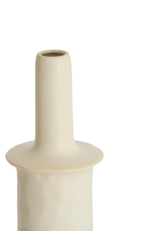 Light & Living vaas SENNES - Ø19.5x56cm - wit - vtwonen shop