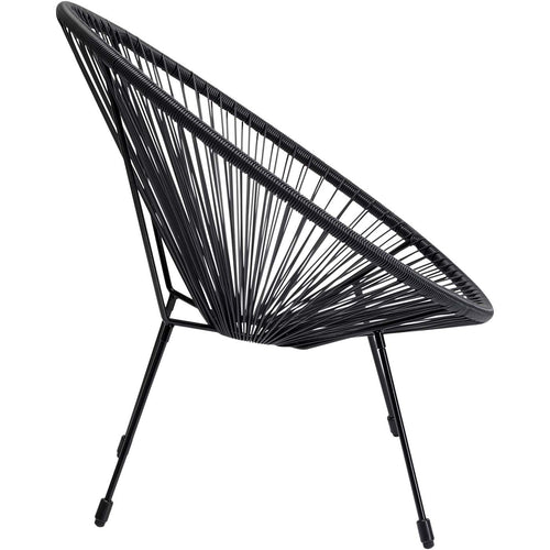 Kare Design Tuinfauteuil Acapulco Mono zwart