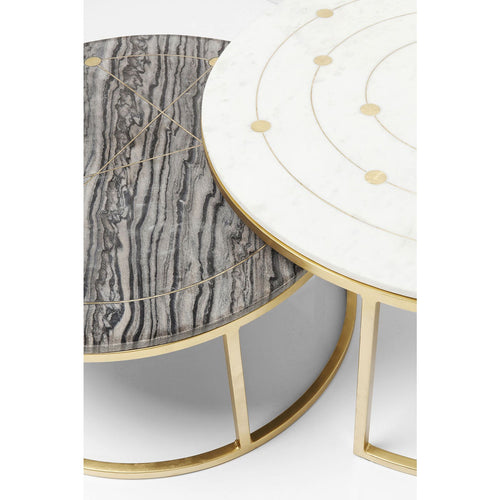 Kare Design Salontafel Mystic rondje set van 2