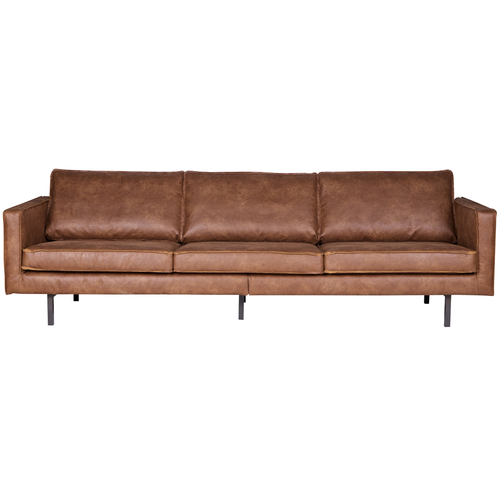 BePureHome 3-zits bank Rodeo - Recycle Leer - Cognac - 85x277x86 - vtwonen shop