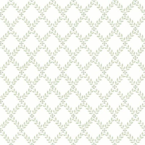 Borastapeter behang ruiten groen - 53 cm x 10.05 m - 660381