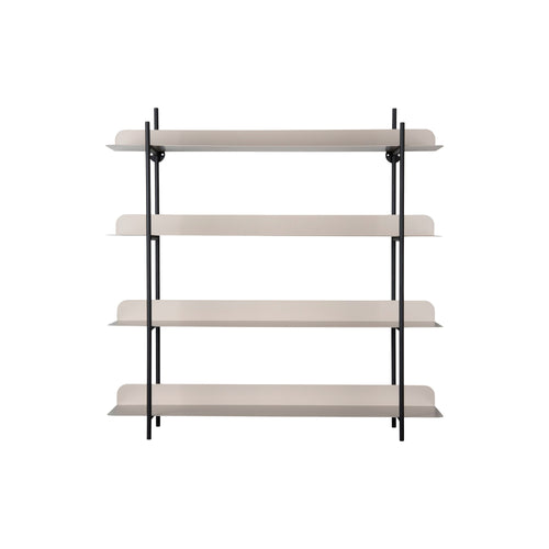 Present Time wanddecoratie Reina Cuatro - zwart - 60x16x60cm