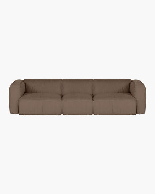 noo.ma Lobi 4-zits bank - Mocha Brown Corduroy, 318x97,5x73,5 cm