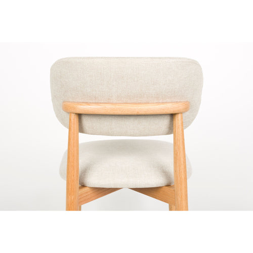 Housecraft Living Elle Eetkamerstoelen Beige - Set van 2