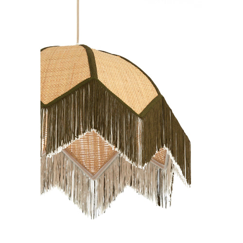 Light & Living hanglamp Sulina - groen - Ø45cm