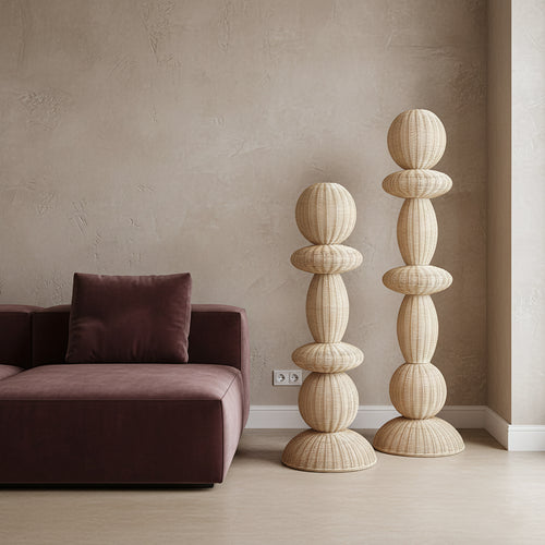 Raw Materials Tao rotan vloerlamp - 175 cm
