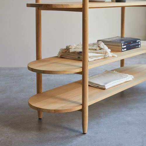 Tikamoon Massief teakhouten bijzettafel - Naturel - vtwonen shop