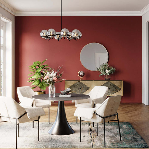 Kare Design Vloerkleed Abstract blauw