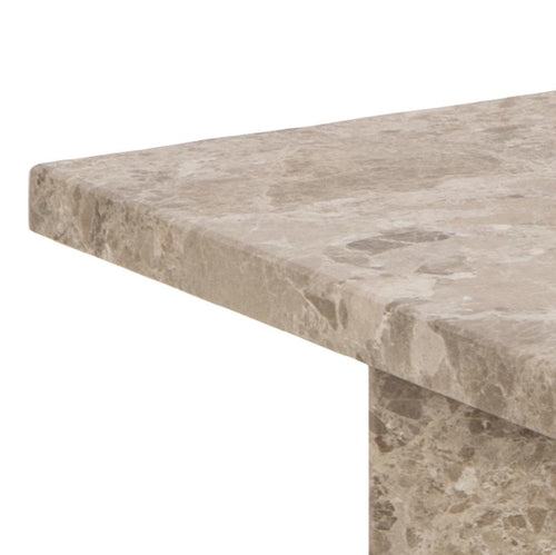 Loff Design Salontafel Jukaa - 90 x 90 cm - Beige marmer - vtwonen shop
