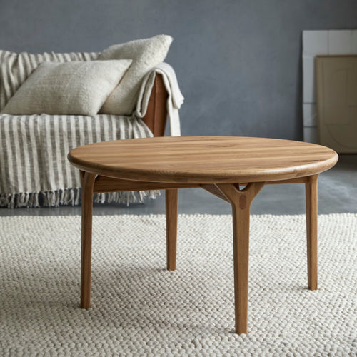 Tikamoon Massief eiken salontafel - Naturel