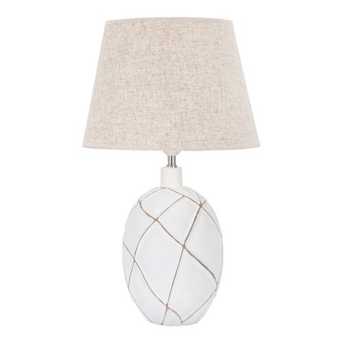 Mauro Ferretti tafellamp - Ø 35x60 cm - wit/beige