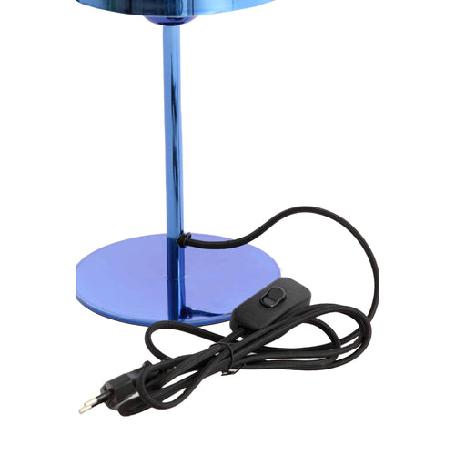 Light & Living tafellamp Cedillo - blauw - Ø18cm