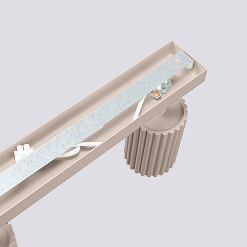 Sollux Lighting Plafondlamp KARBON 3L taupe - 45x6,5x16,5cm