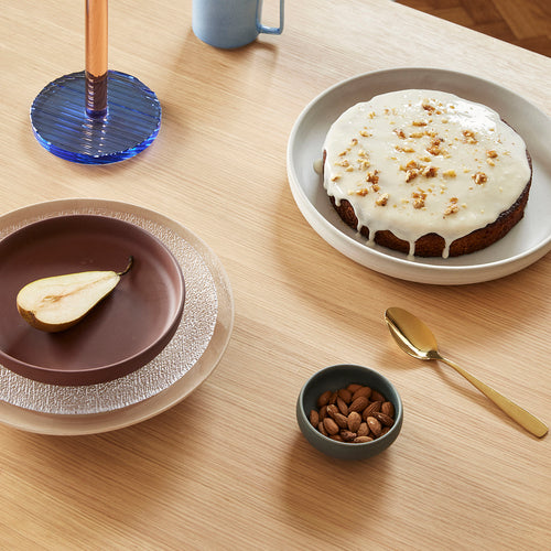 Hübsch bord Fuyu - glas - ø27xh2cm - vtwonen shop