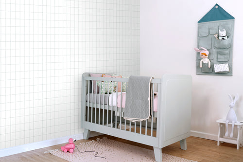 ESTAhome behang kleine tegeltjes vergrijsd blauw - 53 cm x 10.05 m - 139029 - vtwonen shop