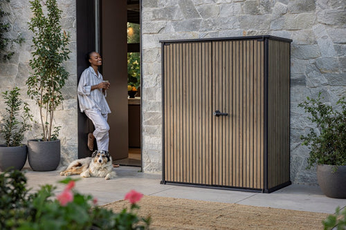 Keter Venetian Tuinkast - 1400L - 140x73.6x170.4cm - Bruin - vtwonen shop
