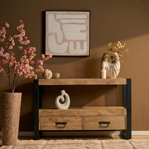 Starfurn Tv-meubel Britt - Naturel Hout - 120x45x60cm