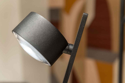 Artdelight vloerlamp Omega - 1 lichts - 30  x 146.3   cm - zwart - vtwonen shop