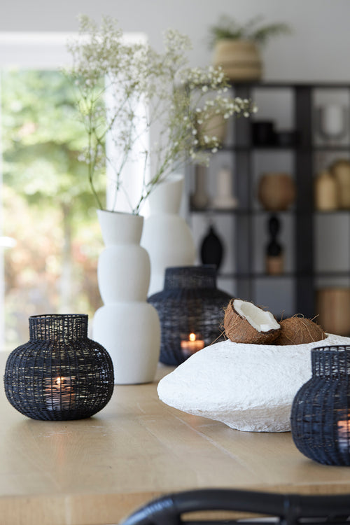 Light & Living vaas ARAM - Ø14.5x37.5cm - wit - vtwonen shop