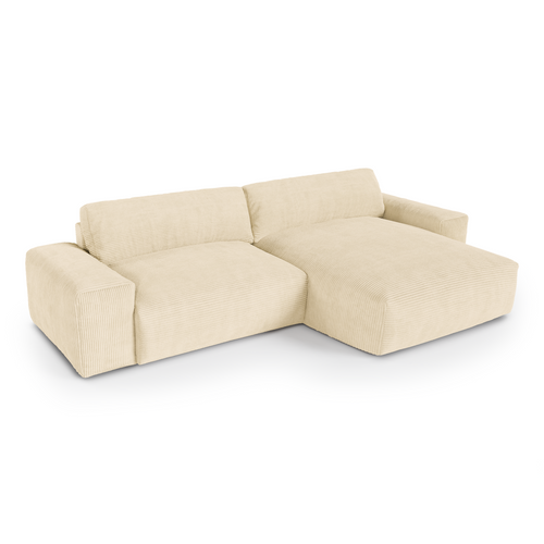 Sia Home - Rechte hoekbanken BLISS - Corduroy - Crème - 310cm - vtwonen shop