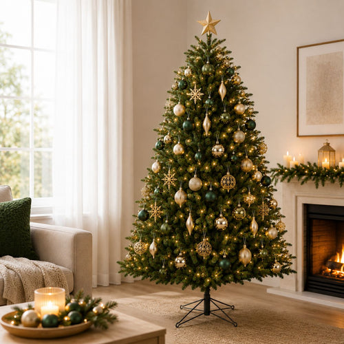 Black Box Trees Frasier - Kerstboom met Volle Uitstraling en 1298 Takken - Kerstversiering voor Binnen - Kunstboom Makkelijk Op te Zetten - H155 x