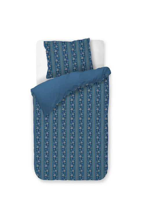 Pip Studio Dekbedovertrek Rosa Rani - 140 x 200/220 cm - Donkerblauw
