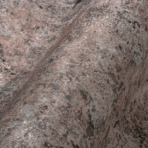 Livingwalls behang stenen muur bronze, zwart en zilver - 53 cm x 10.05 m - AS-391102 - vtwonen shop