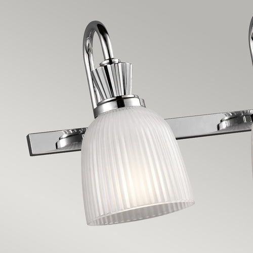 Elstead Cora - Badkamer Wandlamp Gepolijst Chroom IP44, G9