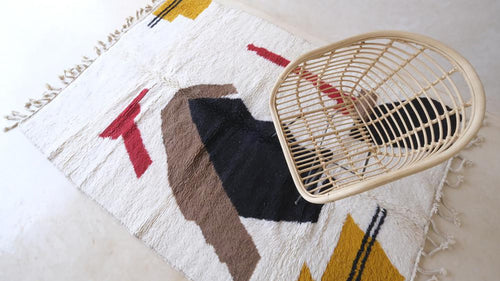 AFK Living vloerkleed Berber - handgemaakt - Wol - 80 x 240 cm