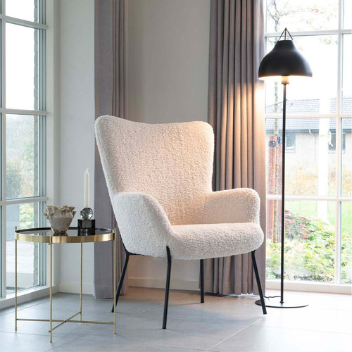 Artichok Rosemarie teddy fauteuil gebroken wit - vtwonen shop