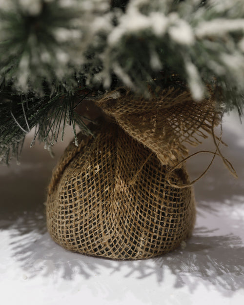 Black Box Trees Dinsmore Kunstkerstboom in Jute - H60 x Ø50 cm - Frosted Green