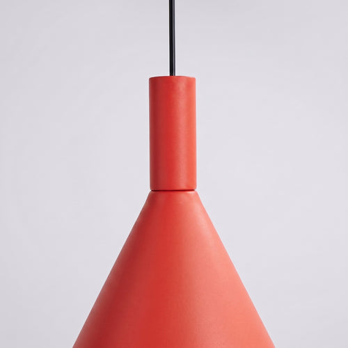 Sollux Lighting Hanglamp NOX 25 rood - 24,5x24,5x140cm