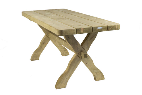 MaximaVida houten tuinset Provence 170 cm met 1 tafel en 4 stoelen - vtwonen shop