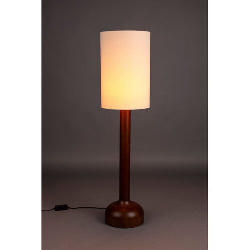 Dutchbone Jones Vloerlamp/ Staande lamp Hout - Beige - vtwonen shop