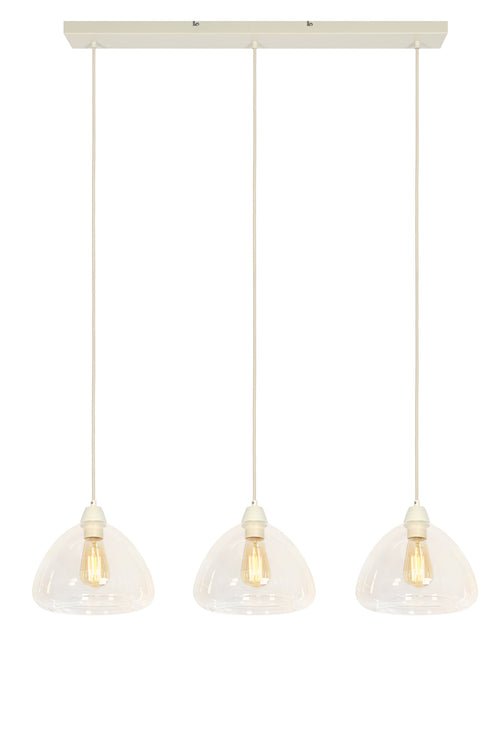 Light & Living hanglamp BISHO - wit - 94x26x19cm - vtwonen shop