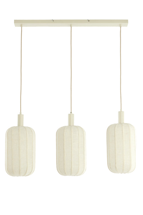 Light & Living hanglamp TUFIA - wit - 80x21x34cm - vtwonen shop