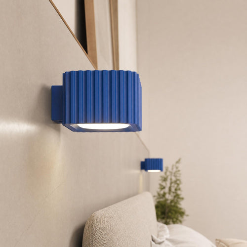 Sollux Lighting Wandlamp RIFF ultramarijn Gx53 - 10x12x6cm