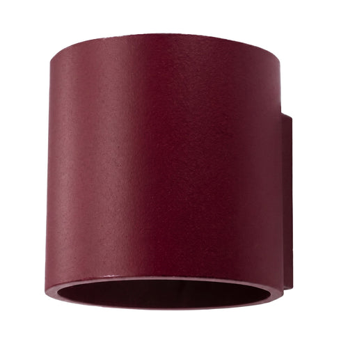 Sollux Lighting Wandlamp ORBIS 1 bordeaux - 10x12x10cm
