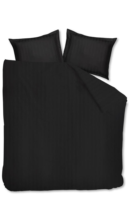 Beddinghouse Shine dekbedovertrek - Effen - Tweepersoons - 200x200/220 cm - Zwart - vtwonen shop