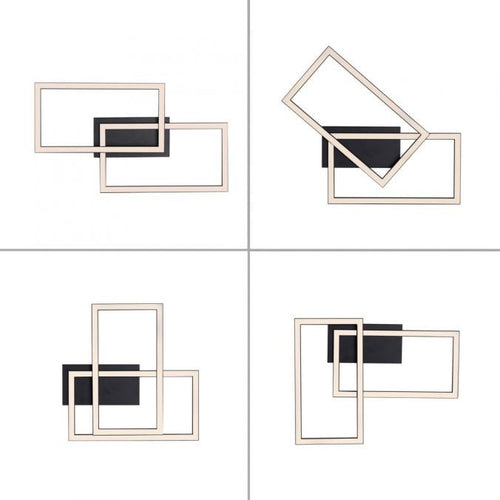 Paul Neuhaus plafondlamp Iven - 1 lichts - 31  x 7   cm - zwart - vtwonen shop