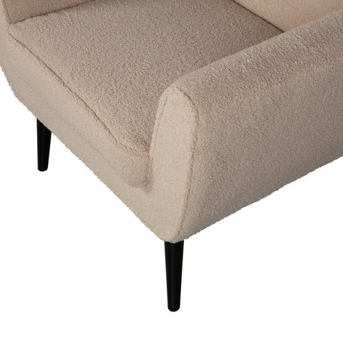 WOOOD fauteuil Rocco - Teddy - Zand - 75x92x81 - vtwonen shop