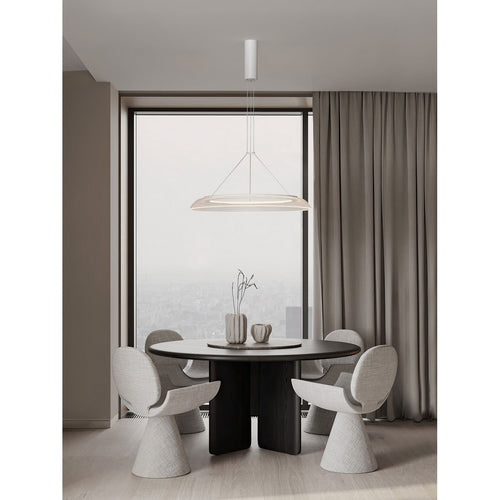 Nova Luce MANTLE Geïntegreerde LED-hanglamp voor aan het plafond, zandwit, 38W, 2752lm, 3000K