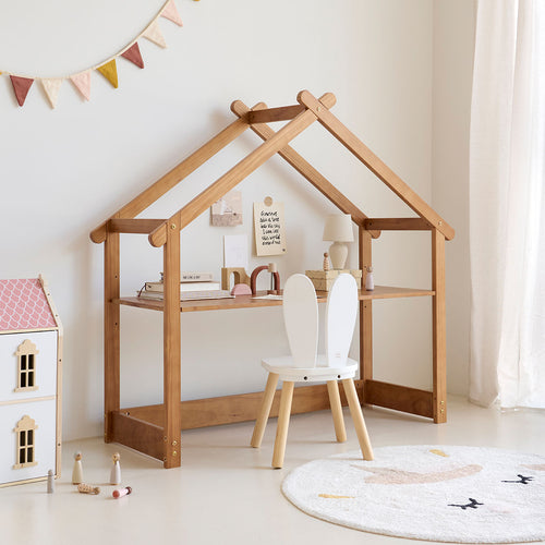 Petite Amélie Kinderbureau Haus maison - 121,50 cm - Walnuss - vtwonen shop