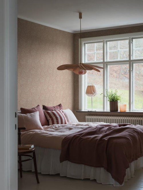 Borastapeter behang bloemen roze - 53 cm x 10.05 m - 660996 - vtwonen shop