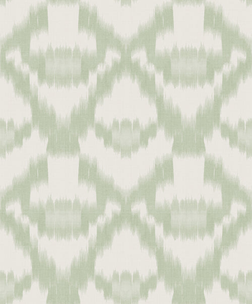 Sanders & Sanders behang etnisch motief vergrijsd groen - 53 cm x 10 m - 640254