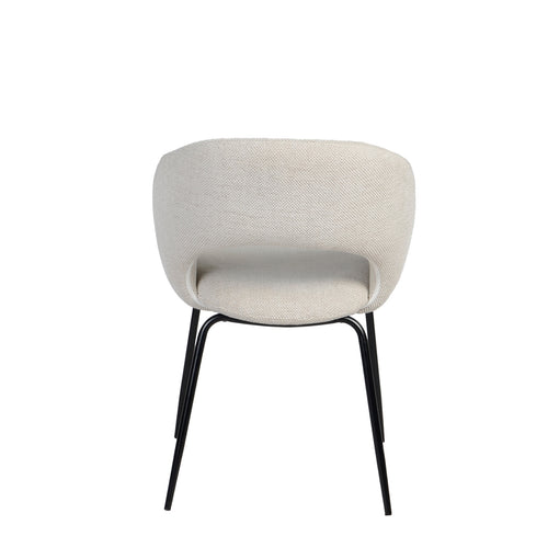 Giga Meubel Eetkamerstoel Julius - Stof - Beige - Set van 2 - vtwonen shop