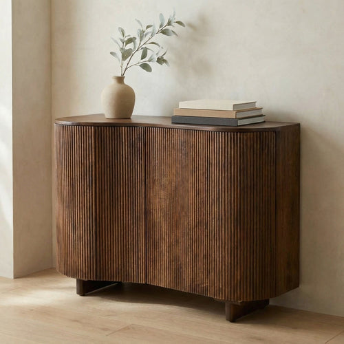 DÉJA Living Dressoir Ubeda - Donkerbruin Hout - 110x45x80cm