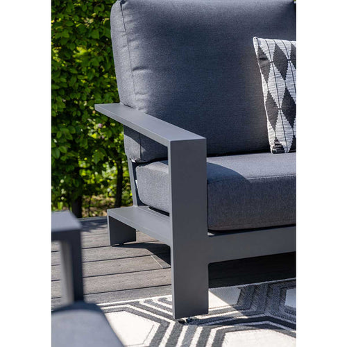 Garden Impressions loungeset Coba donker grijs - 5-delig - vtwonen shop