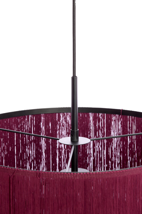 Light & Living hanglamp MALAIKA - paars - Ø45x50cm